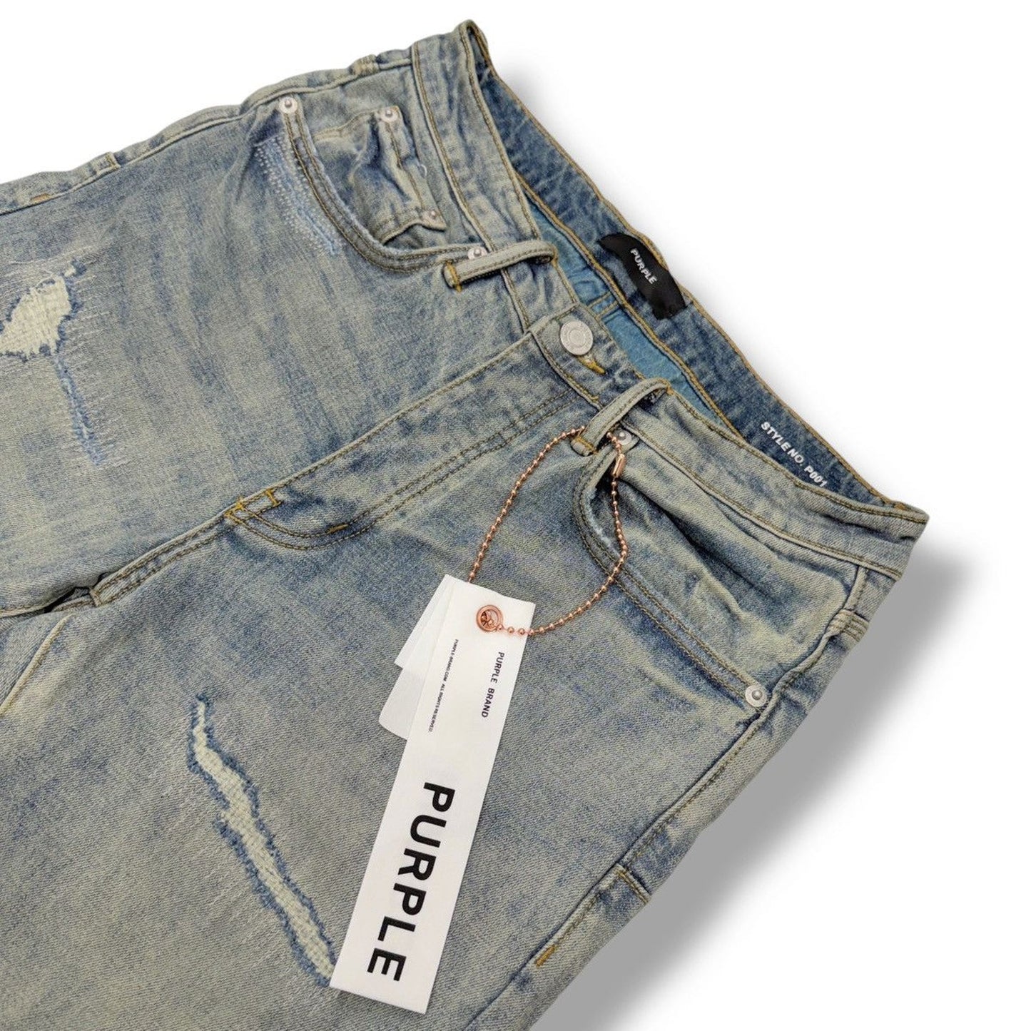 PURPLE- P001- Light Blue Vintage Repair