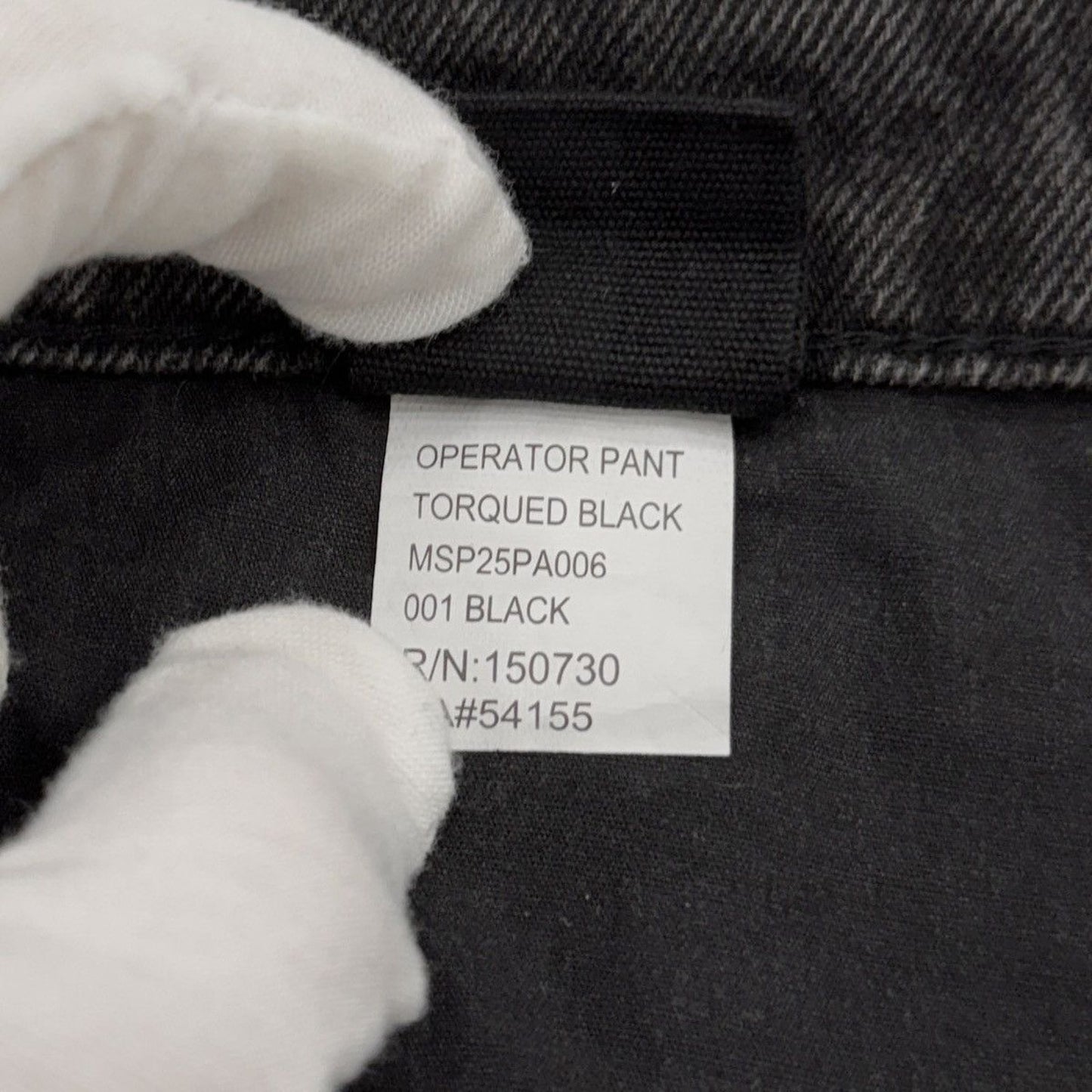 KSUBI - Operator Pant Torqued Black