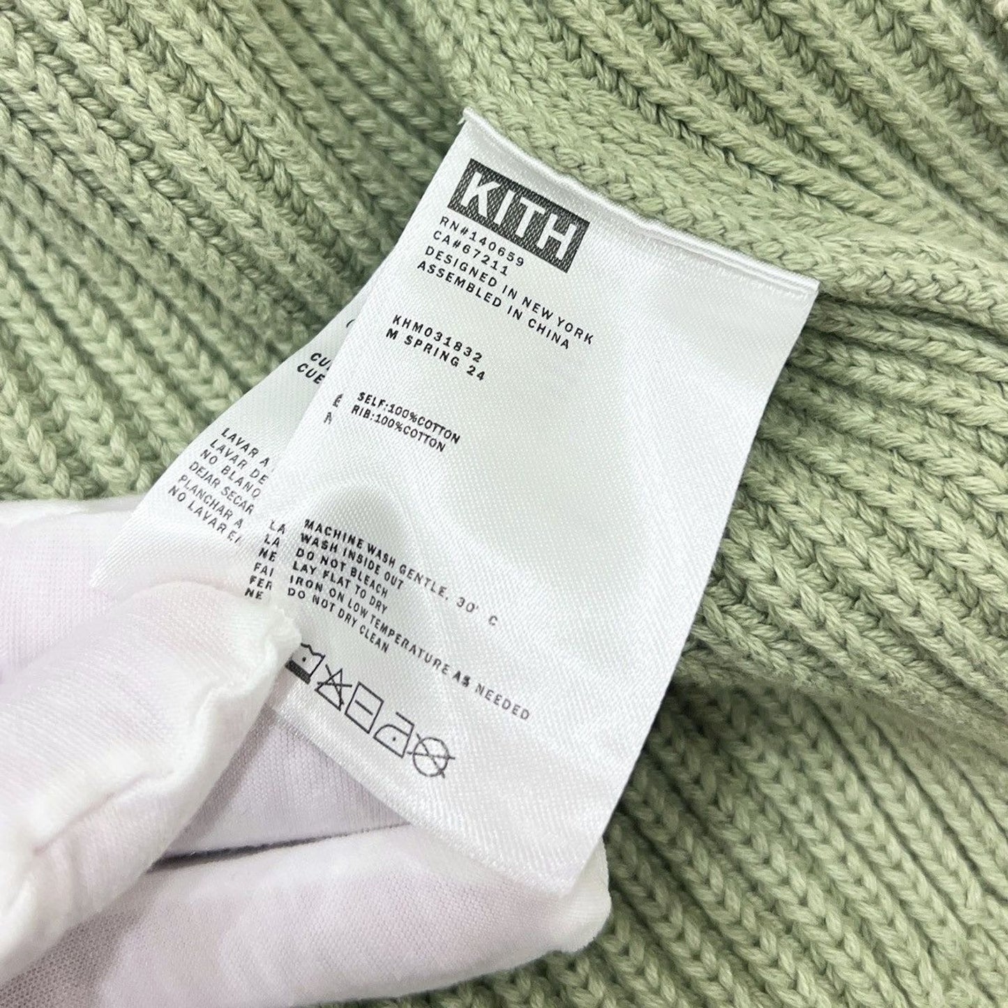 Kith Garment Dyed Meyer Knit Crewneck Region