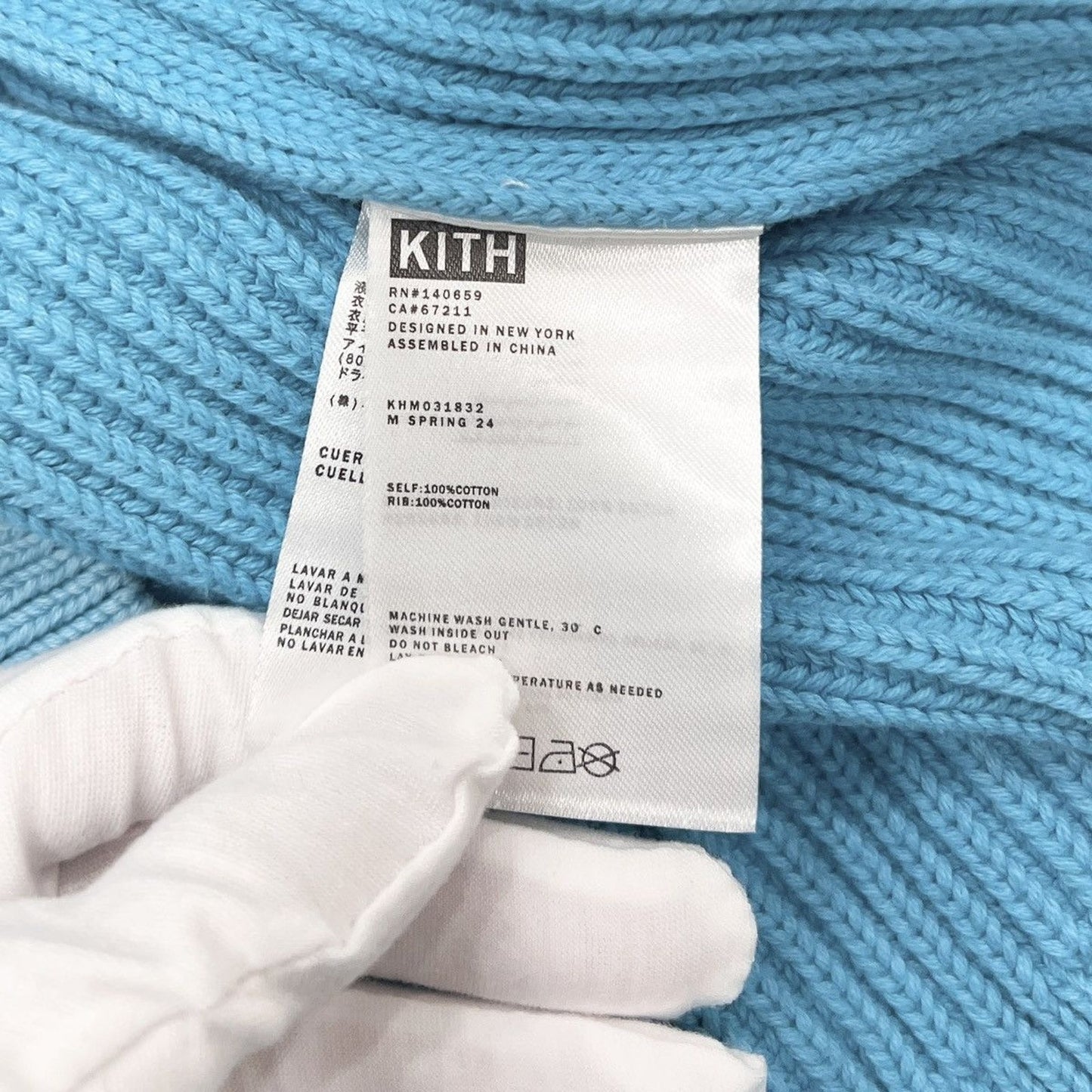 Kith Garment Dyed Meyer Knit Crewneck Fresco