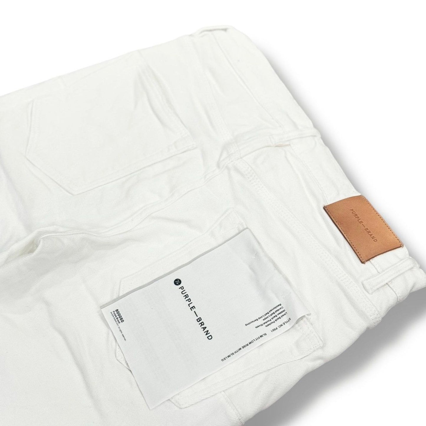 PURPLE- P001- Optic White