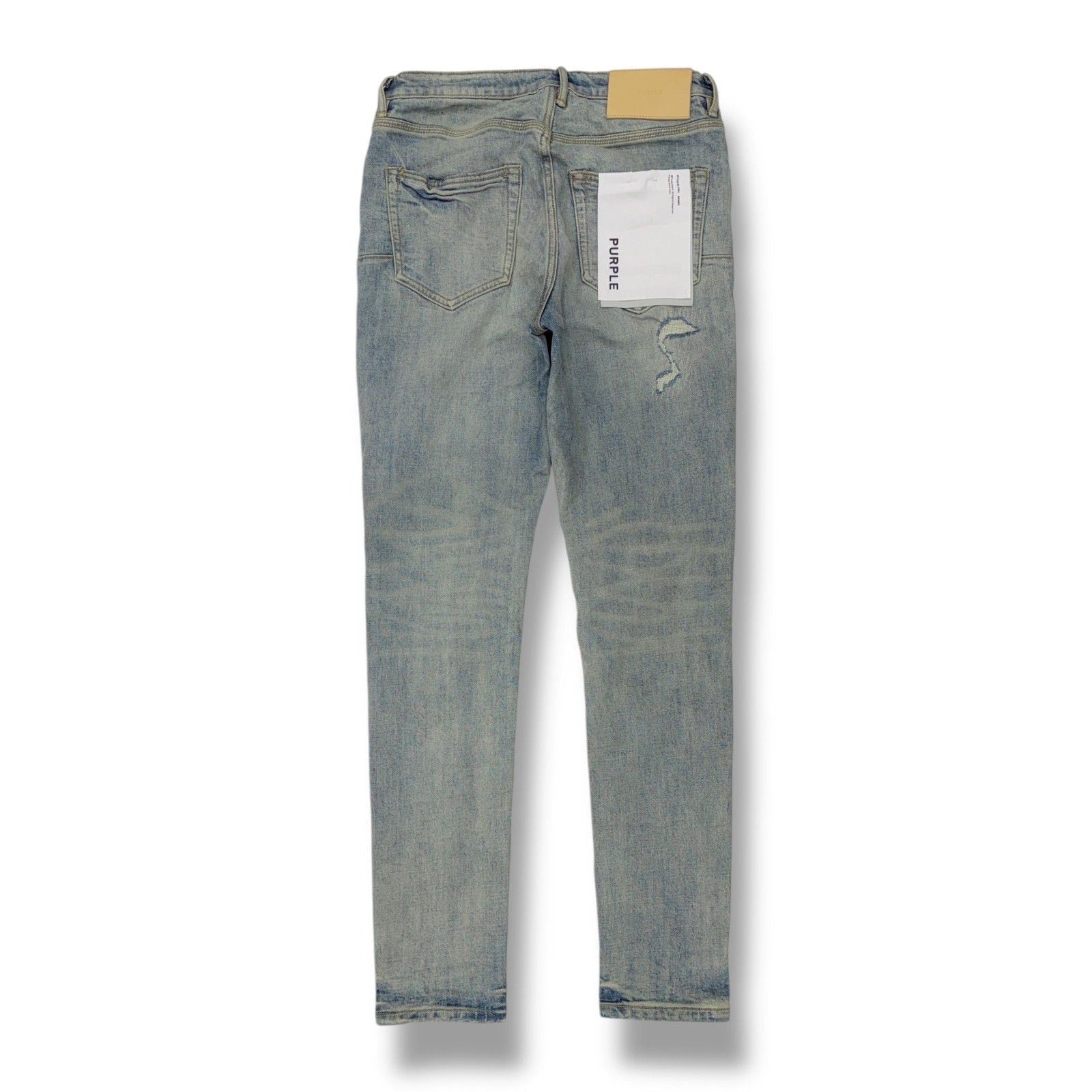 PURPLE- P001- Light Blue Vintage Repair – Streetwear Distro